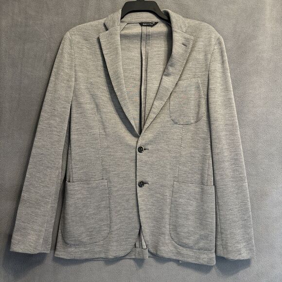 Loro Piana Capolavoro Extra Fine Wool Soft Jacket 40R Gray Saks Fifth Avenue - Picture 1 of 11